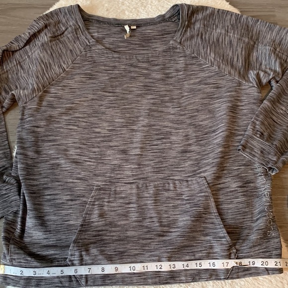 Calvin Klein Jeans Black & Grey Fleck Sweatshirt Size Large - Picture 13 of 16